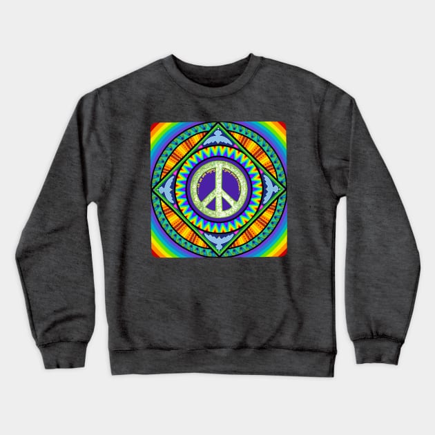 Give Peace a Chance Crewneck Sweatshirt by SoozieWray